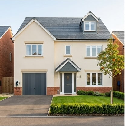 Substantial five-bedroom new-build detached, Kingsmere
