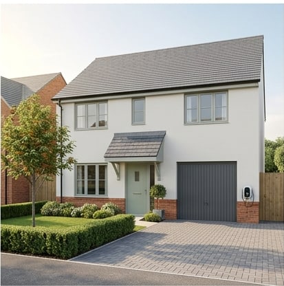 Spacious four-bedroom contemporary detached home, Holt edge