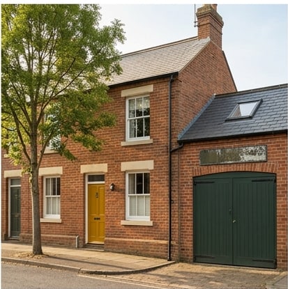Three-bedroom Victorian end-of-terrace with attached workshop, Silverstone