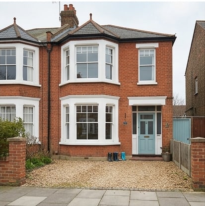 Four-bedroom Edwardian semi, a proper family home, Brackley Road
