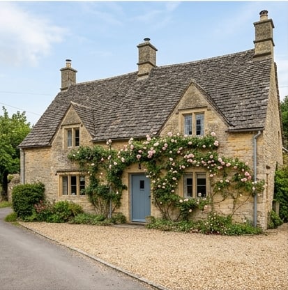 Grade II listed stone cottage with a flagstone kitchen, Bath Drive