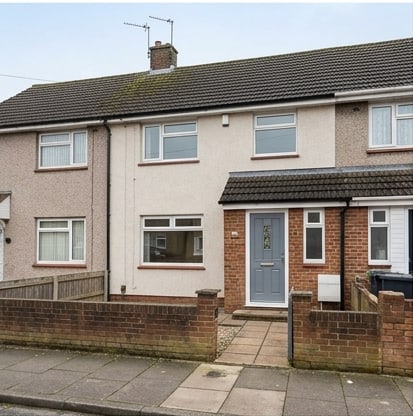 Two-bedroom 1950s terrace, sensibly priced first home, Hart Close