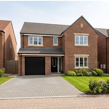 Four-bedroom modern detached with a vaulted family room, Whittlebury