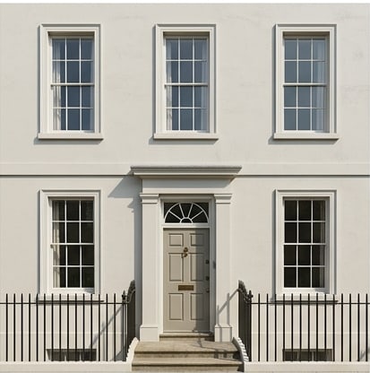 One-bedroom first-floor flat in a Georgian building, Alchester Court