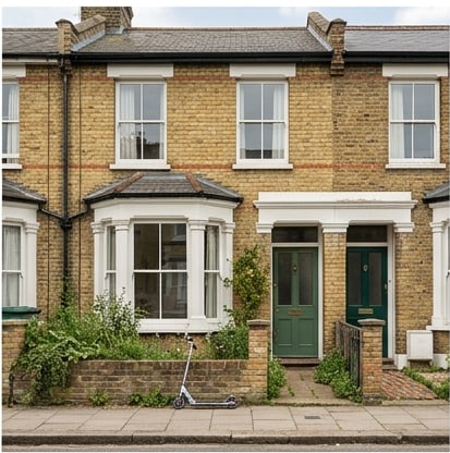 Three-bedroom Victorian artisan terrace, a busy family home, Astcote