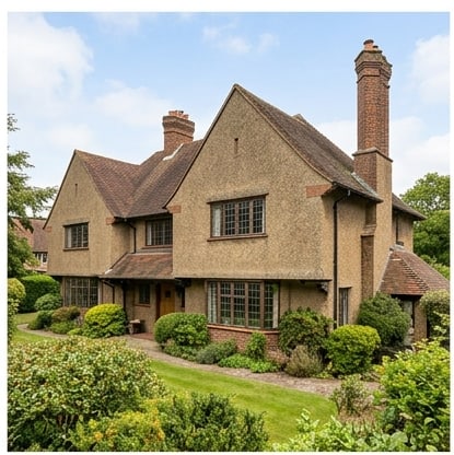 Five-bedroom Arts-and-Crafts house with original panelling, Fosters Booth