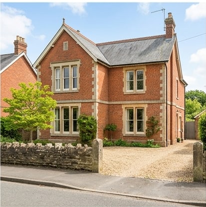 Five-bedroom Victorian villa with a walled garden, Abthorpe